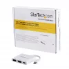 StarTech.com προσαρμογέας multiport USB-C με HDMI – θύρα USB 3.0 – 60 W PD – λευκό