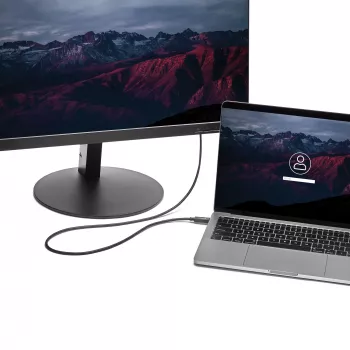 StarTech.com 1,8 m καλώδιο USB-C σε VGA – 1920 x 1200/1080p καλώδιο ενεργού προσαρμογέα βίντεο USB Type-C σε VGA – συμβατό με Thunderbolt 3 – laptop σε οθόνη VGA/προβολέα – DP Alt Mode HBR2