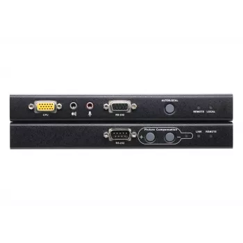 ATEN USB VGA KVM Extender με ήχο και RS-232 (200 m), πομπός & δέκτης, ενσύρματο, 200 m, Cat5, 1920 x 1200 pixel, κουμπιά