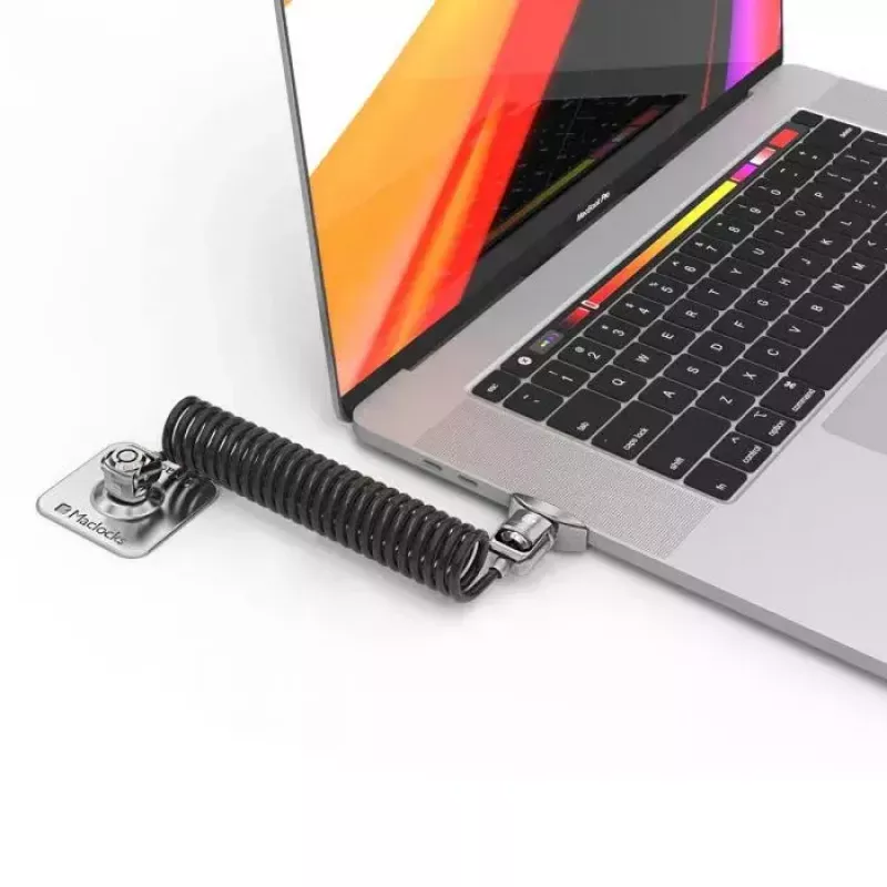 Κλειδαριά ασφαλείας καλωδίου Compulocks CL02H Dual Head Coiled T-bar