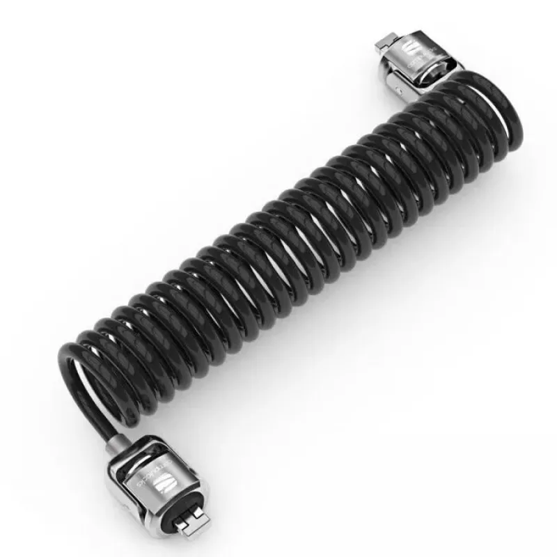 Κλειδαριά ασφαλείας καλωδίου Compulocks CL02H Dual Head Coiled T-bar