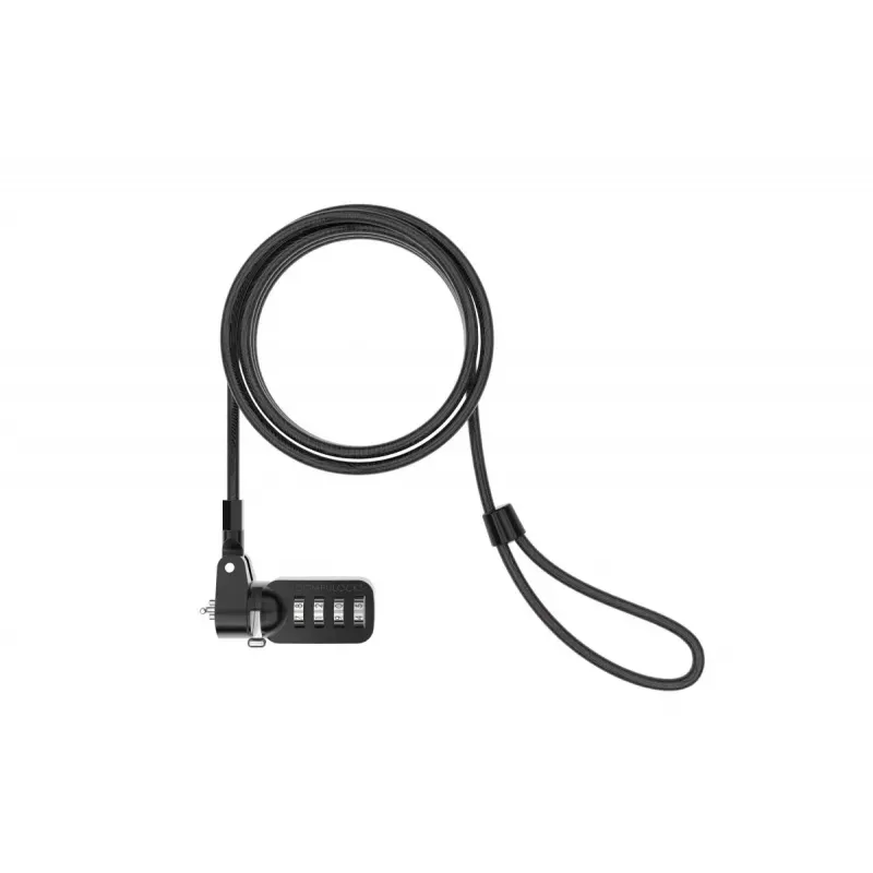 Κλειδαριά συνδυασμού Compulocks CL37 T-Bar κλειδαριά ασφαλείας καλωδίου μαύρο