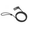 Κλειδαριά συνδυασμού Compulocks CL37 T-Bar κλειδαριά ασφαλείας καλωδίου μαύρο