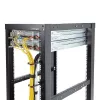 StarTech.com 1U Κάθετος διαχειριστής καλωδίων rack D-ring άγκιστρο – 4,5 x 10 cm (1,8 x 3,9 ίντσες)