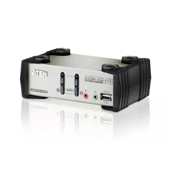 ATEN 2-Port USB - PS/2 VGA KVM Switch με ήχο & USB 2.0 hub (καλώδιο KVM στη συσκευασία)