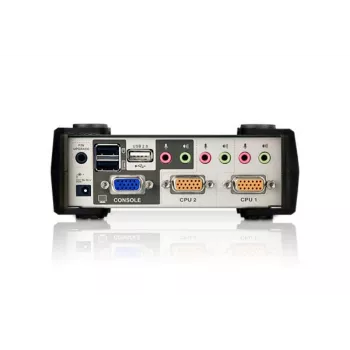 ATEN 2-Port USB - PS/2 VGA KVM Switch με ήχο & USB 2.0 hub (καλώδιο KVM στη συσκευασία)
