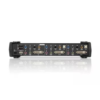 ATEN 2-Port USB DVI Dual Link KVM Switch με ήχο & USB 2.0 hub (καλώδιο KVM στη συσκευασία)