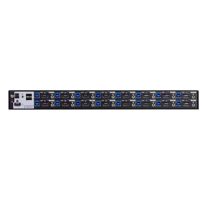 ATEN CS18216-AT-G διακόπτης KVM/ήχου/USB 16 θυρών, 1 τοπικός χρήστης, για τοποθέτηση σε rack
