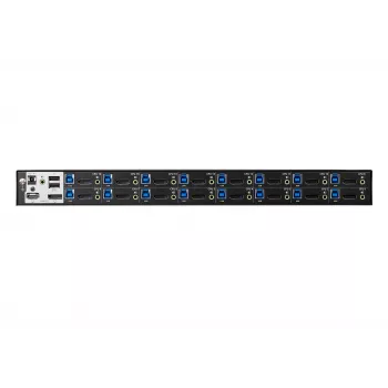 ATEN 16-Port USB 3.0 4K DisplayPort KVM Switch, 4096 x 2160 Pixel, 4K Ultra HD, 26,66 W, μαύρο
