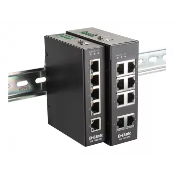 D-Link 8-Port Unmanaged Industrial Switch με 8 x 10/100 BaseT(X) θύρες
