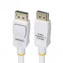 Καλώδιο DisplayPort 1.2 StarTech.com 10ft (3m) λευκό πιστοποιημένο VESA, 4K 60Hz, 21,6 Gbit/s, βύσματα DP με κλείδωμα, καλώδιο DP 1.2 DisplayPort, καλώδιο οθόνης DP, M/M