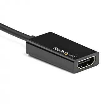 Προσαρμογέας DisplayPort σε HDMI StarTech.com - 4K 60Hz ενεργός μετατροπέας βίντεο DP 1.4 σε HDMI 2.0 - dongle προσαρμογέα καλωδίου DP σε οθόνη/τηλεόραση/display - βύσμα DP με κλείδωμα