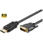 Microconnect DP-DVI-MM-200 καλώδιο-αντάπτορας βίντεο 2 m DisplayPort μαύρο