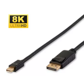 Microconnect DP-MMG-050MBV1.4 καλώδιο DisplayPort 0,5 m Mini DisplayPort μαύρο