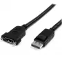 StarTech.com καλώδιο DisplayPort 1 m με βάση στήριξης πάνελ – 4K x 2K – καλώδιο επέκτασης DisplayPort 1.2 βύσμα αρσενικό σε υποδοχή θηλυκή – καλώδιο επέκτασης βίντεο DP με σύνδεση DP βάσης στήριξης πάνελ – καλώδιο οθόνης DP