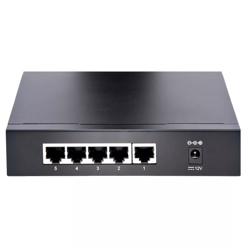 StarTech.com Μη διαχειριζόμενο Switch 2.5G – Switch Gigabit 5 θυρών – Μη διαχειριζόμενο Ethernet Switch 2.5GBASE-T – Ethernet Splitter – Τοποθέτηση σε ράγα DIN ή τοίχο – Multi-Gigabit – Auto-MDIX – 9K Jumbo