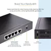 StarTech.com Μη διαχειριζόμενο Switch 2.5G – Switch Gigabit 5 θυρών – Μη διαχειριζόμενο Ethernet Switch 2.5GBASE-T – Ethernet Splitter – Τοποθέτηση σε ράγα DIN ή τοίχο – Multi-Gigabit – Auto-MDIX – 9K Jumbo