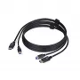StarTech.com Καλώδιο KVM DisplayPort και USB 5 Gbit/s 6ft (1,8 m), 4K 60 Hz, καλώδιο συνδυασμού DP 1.2/USB 3.0 καθολικά συμβατό για KVM switches