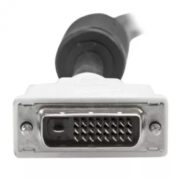 StarTech.com Καλώδιο DVI-D Dual-Link 10m – M/M, 10 m, DVI-D, DVI-D, αρσενικό βύσμα, αρσενικό βύσμα, Μαύρο, Λευκό