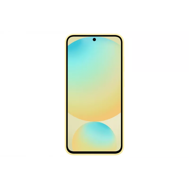 Cover Samsung Galaxy S24 FE Silicone Case Μονόχρωμο Κίτρινο