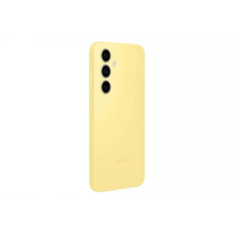 Cover Samsung Galaxy S24 FE Silicone Case Μονόχρωμο Κίτρινο