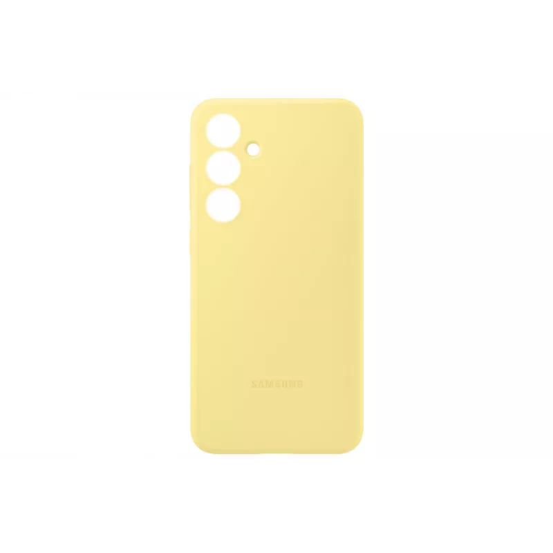 Cover Samsung Galaxy S24 FE Silicone Case Μονόχρωμο Κίτρινο