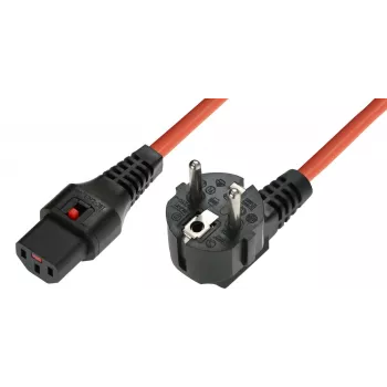 Microconnect EL248S καλώδιο τροφοδοσίας πορτοκαλί 3 m C13 υποδοχή θηλυκή