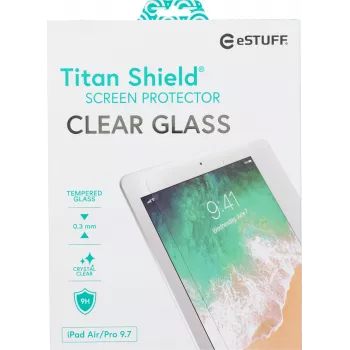 eSTUFF Μεμβράνη προστασίας οθόνης για iPad 9,7 ίντσες Όλα τα μοντέλα – Διαφανής