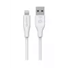 Καλώδιο Lightning eSTUFF ES601170 1m USB-A 2,4A 5V Λευκό