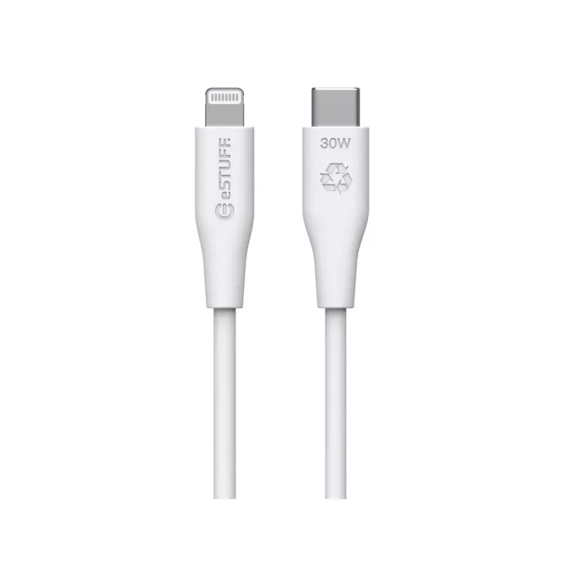 Καλώδιο Lightning eSTUFF ES602270 3m USB-C 2,4A Λευκό