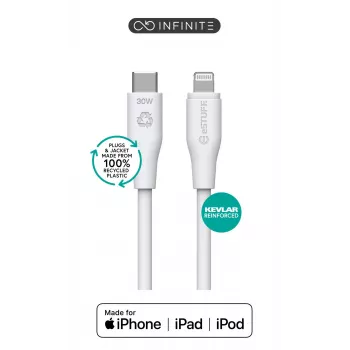 Καλώδιο Lightning eSTUFF ES602370 3m USB‑C 2,4A 5V