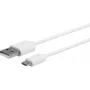 eSTUFF ES603007 Καλώδιο USB USB 2.0 1 m USB-A σε Micro-USB-B Λευκό