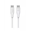 Καλώδιο USB eSTUFF ES604170 USB 2.0 1 m USB-C λευκό