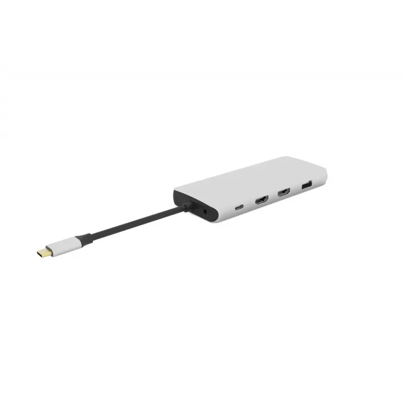 Hub διασύνδεσης eSTUFF ES623009 USB 3.2 Gen 1 (3.1 Gen 1) Type-C 5000 Mbit/s γκρι