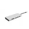 Hub διασύνδεσης eSTUFF ES623009 USB 3.2 Gen 1 (3.1 Gen 1) Type-C 5000 Mbit/s γκρι