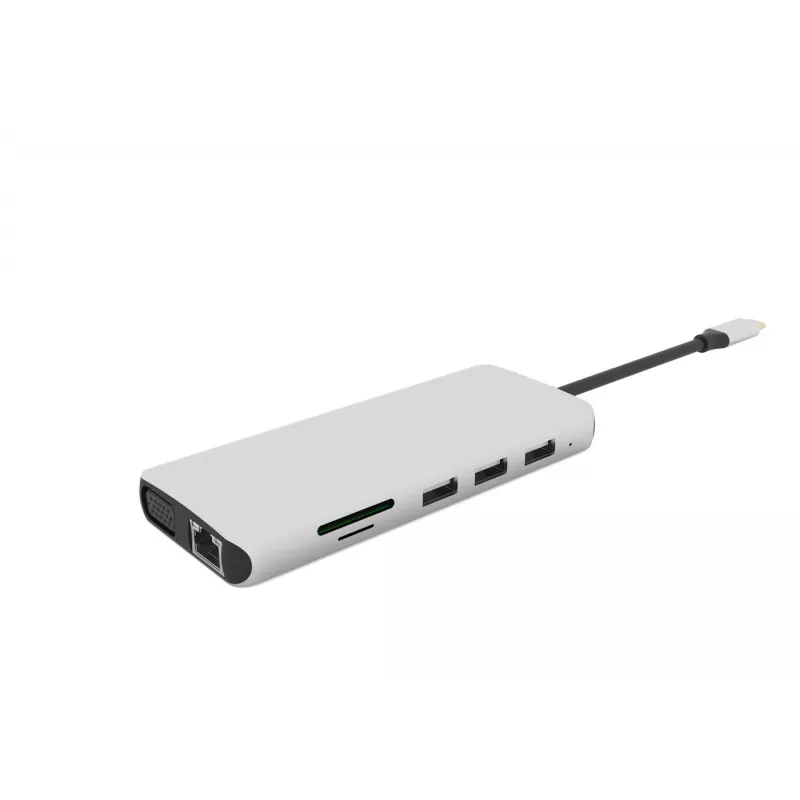 Hub διασύνδεσης eSTUFF ES623009 USB 3.2 Gen 1 (3.1 Gen 1) Type-C 5000 Mbit/s γκρι