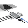 Hub διασύνδεσης eSTUFF ES623009 USB 3.2 Gen 1 (3.1 Gen 1) Type-C 5000 Mbit/s γκρι