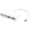 eSTUFF ES625002 διανομέας USB-C, 2 x USB-C 5 Gbps
