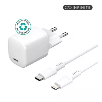 Φορτιστής φορητών συσκευών eSTUFF ES637500 12V USB Type-C 1,5m λευκό