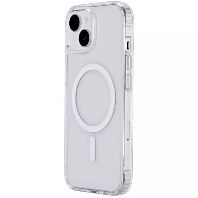 eSTUFF Berlin ES67140026 μαγνητική θήκη για iPhone 15 Plus, συμβατή με MagSafe, πολυανθρακικό, TPU, διαφανής