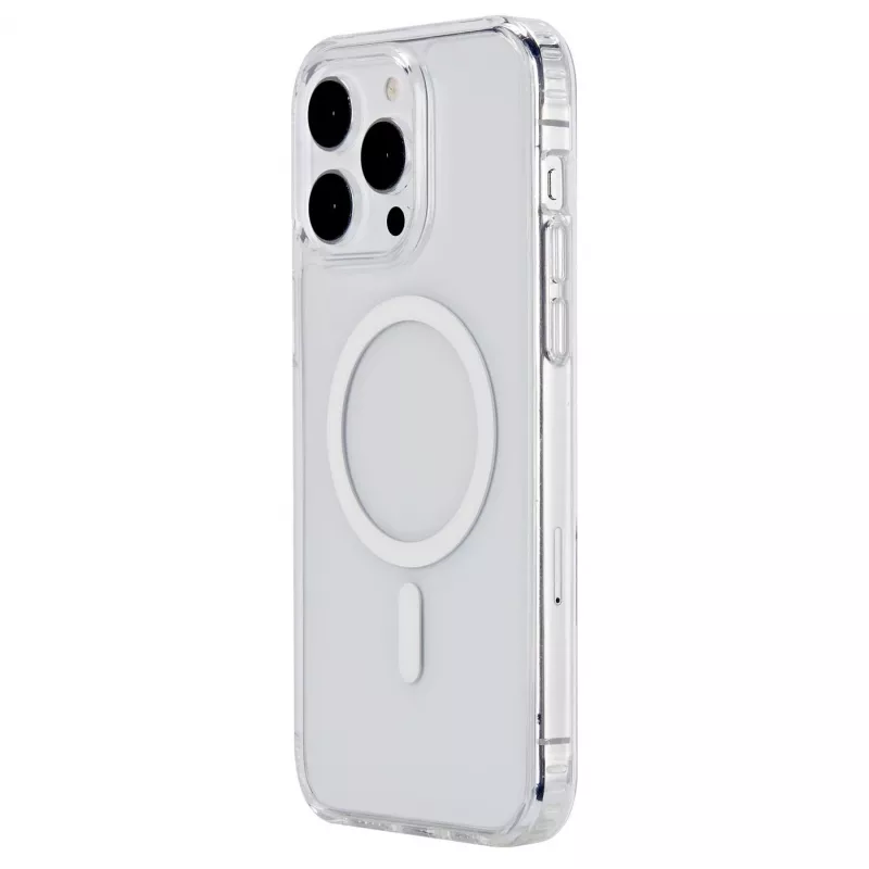 eSTUFF Berlin ES67140027 μαγνητική θήκη για iPhone 15 Pro, συμβατή με MagSafe, πολυανθρακικό, TPU, διαφανής