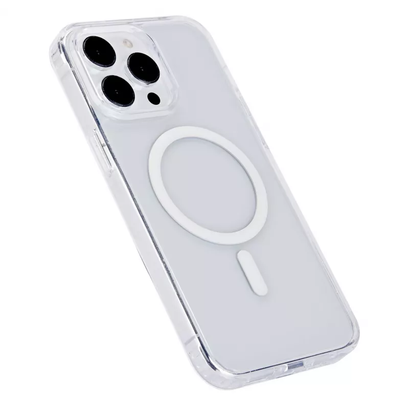 eSTUFF Berlin ES67140028 μαγνητική θήκη για iPhone 15 Pro Max, συμβατή με MagSafe, πολυανθρακικό, TPU, διαφανής