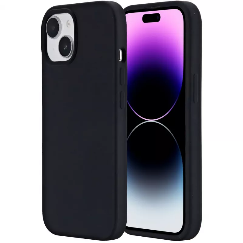 eSTUFF ES67150025 Infinite Rome μαγνητική πίσω θήκη για iPhone 15, συμβατή με MagSafe, πολυανθρακικό/σιλικόνη, μαύρη