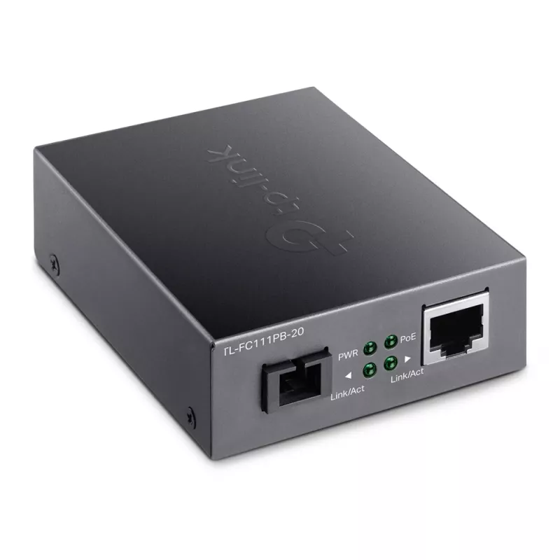 Μετατροπέας μέσων TP-Link TL-FC111PB-20 10/100Mbps με PoE