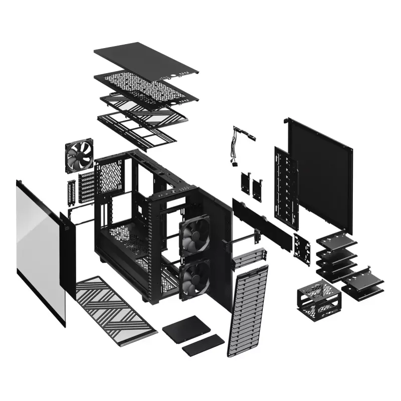 Κουτί PC Fractal Design Define 7 Midi Tower μαύρο