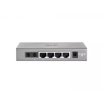 LevelOne switch Fast Ethernet 5 θυρών, 1 x SC πολύτροπη οπτική ίνα