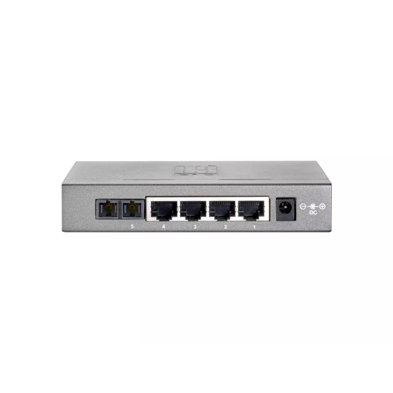 LevelOne switch Fast Ethernet 5 θυρών, 1 x SC πολύτροπη οπτική ίνα