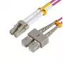 Microconnect FIB422005P Καλώδιο InfiniBand/οπτικών ινών 5 m LC SC μωβ