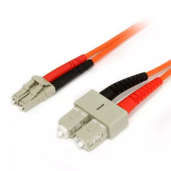 StarTech.com Καλώδιο οπτικών ινών 2m – Multimode Duplex 62.5/125 LSZH Καλώδιο patch οπτικών ινών – LC/SC