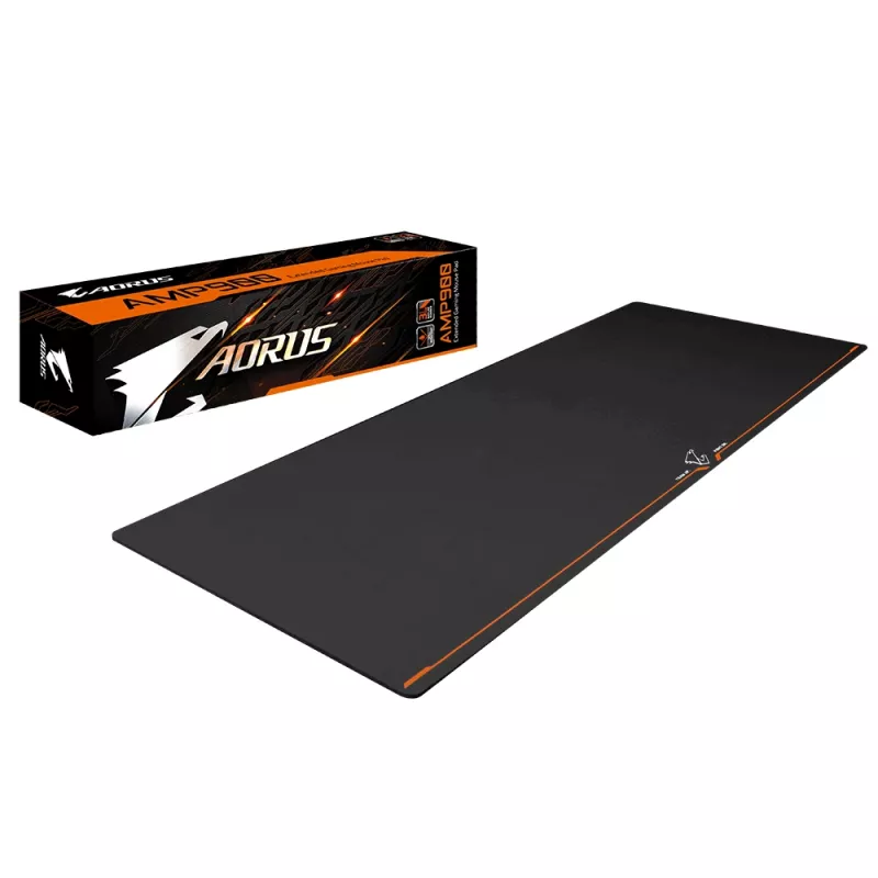 GIGABYTE AMP900 Gaming mousepad μαύρο, πορτοκαλί